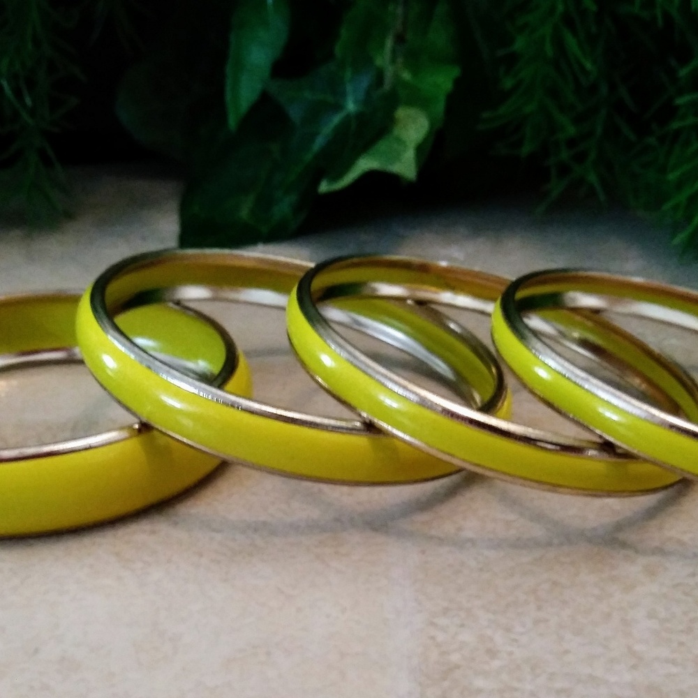 Yellow bracelets